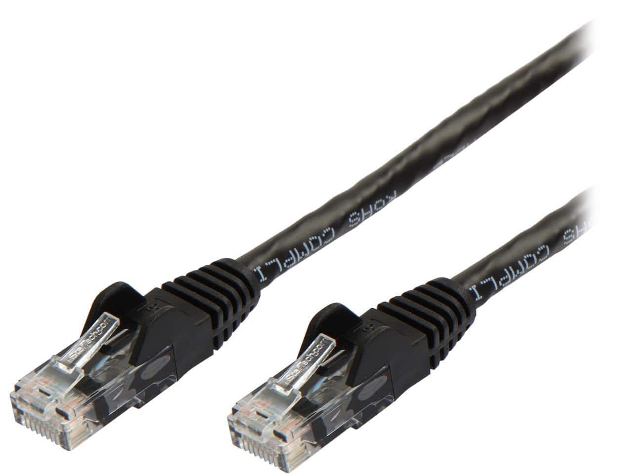 StarTech.com - Cat6 Patch Cable 30ft Black Snagless RJ45