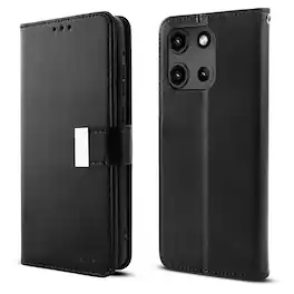 BASELINE - Wallet Folio Case for Motorola Moto G Stylus 5G (2026) / Moto G Stylus 5G (2025) - Black