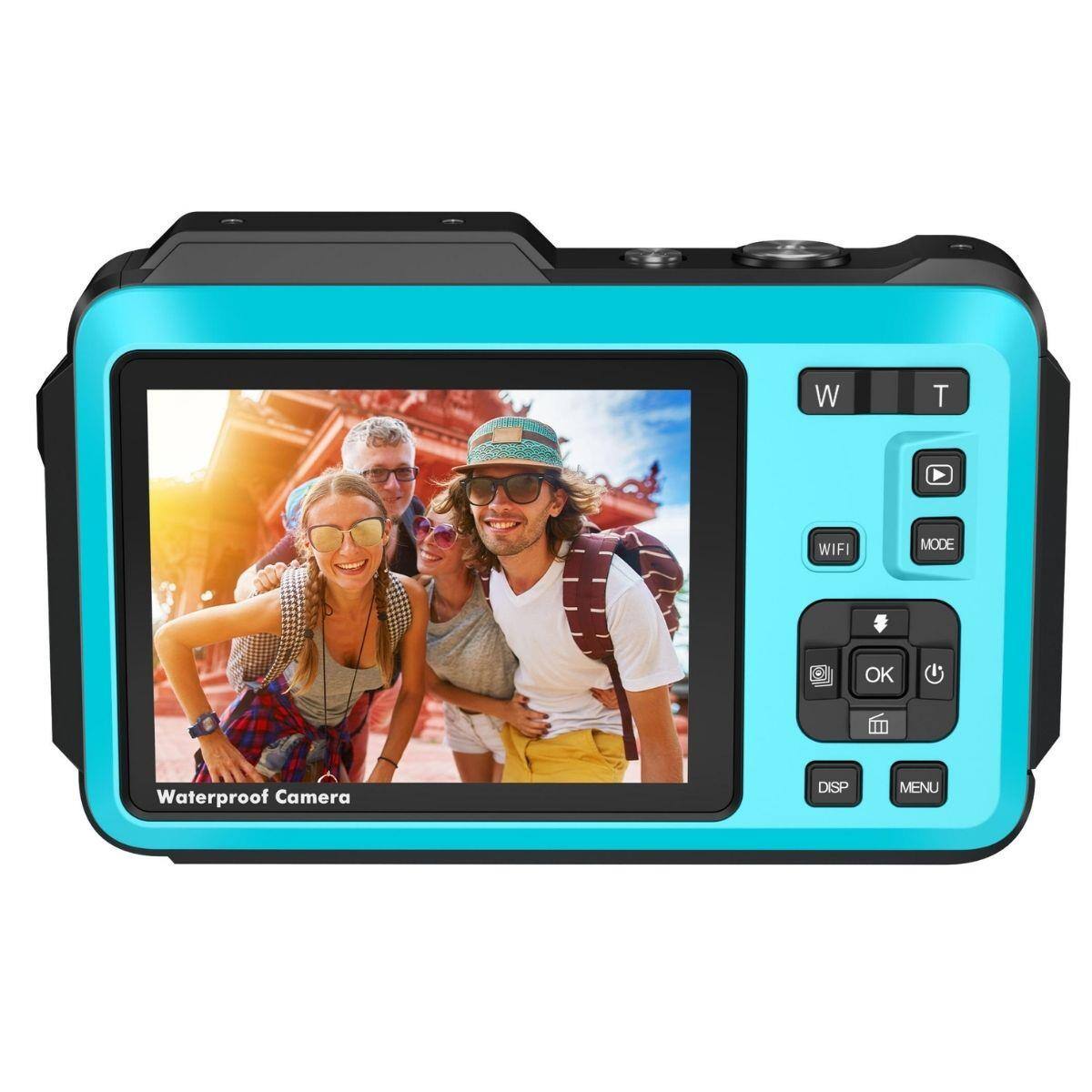 WIFI MODE OK Waterproof Camera DISP MENU