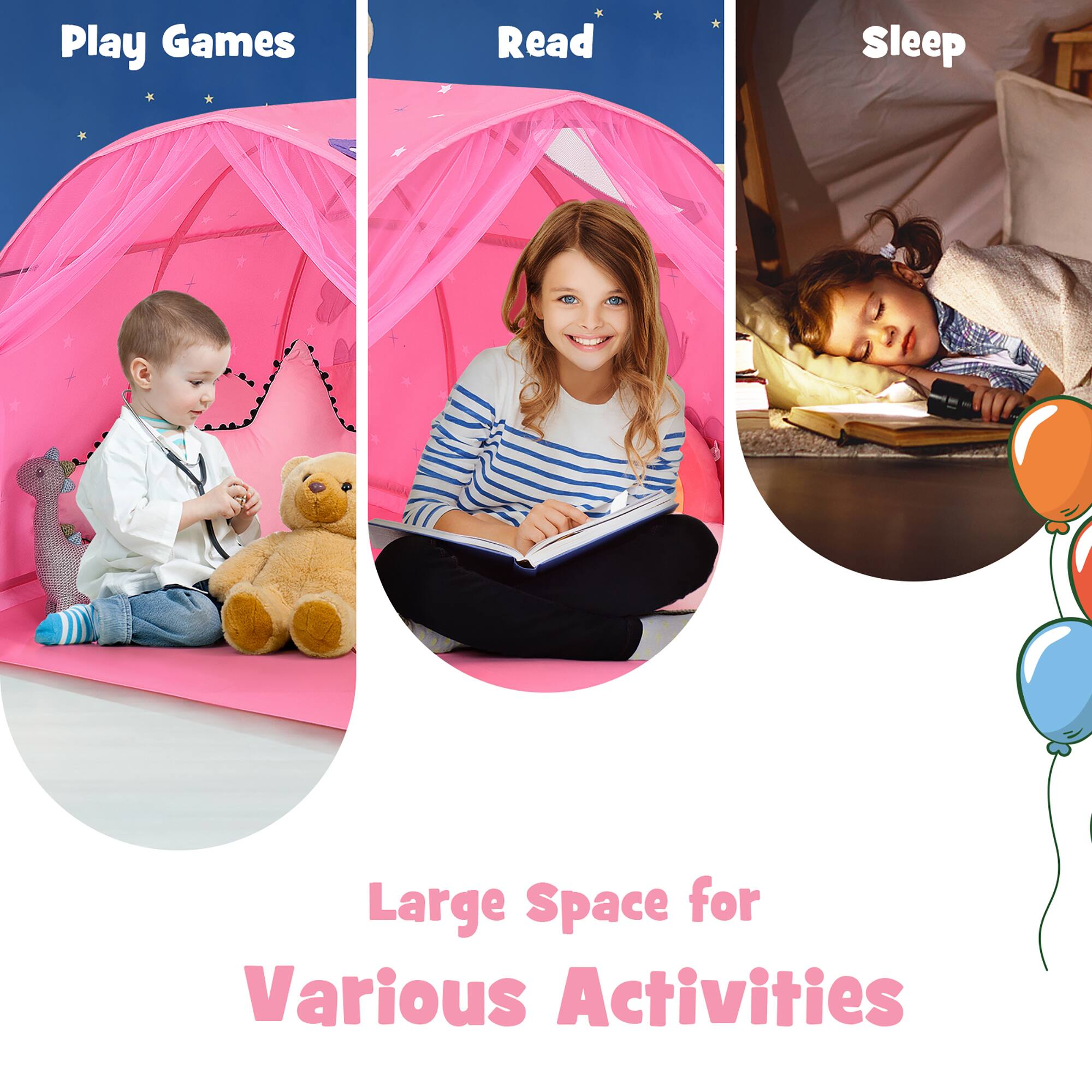 Play Games, Read, Sleep, Large Space for Various Activities