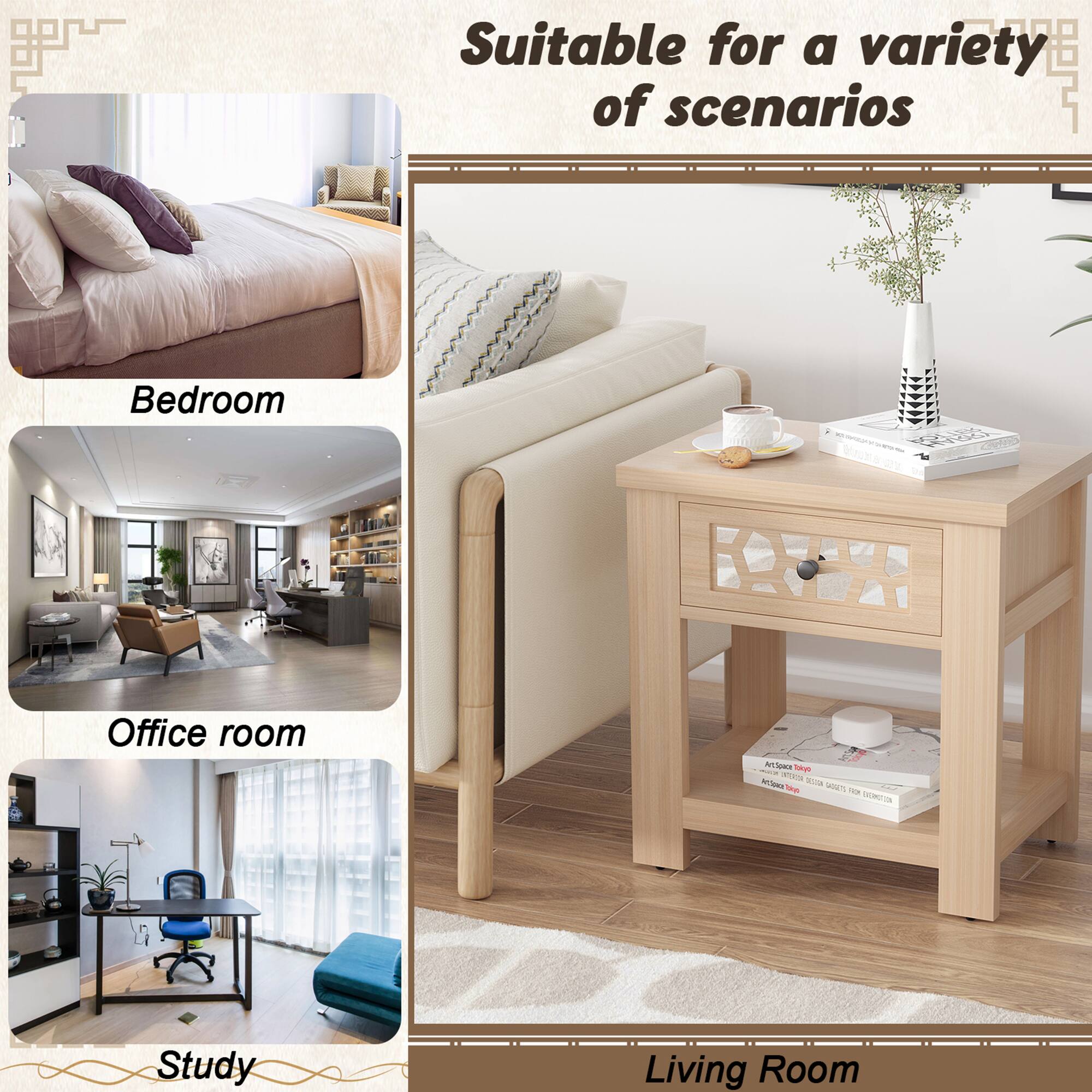 Suitable for a variety of scenarios: Bedroom, Office room, Study, Living Room.