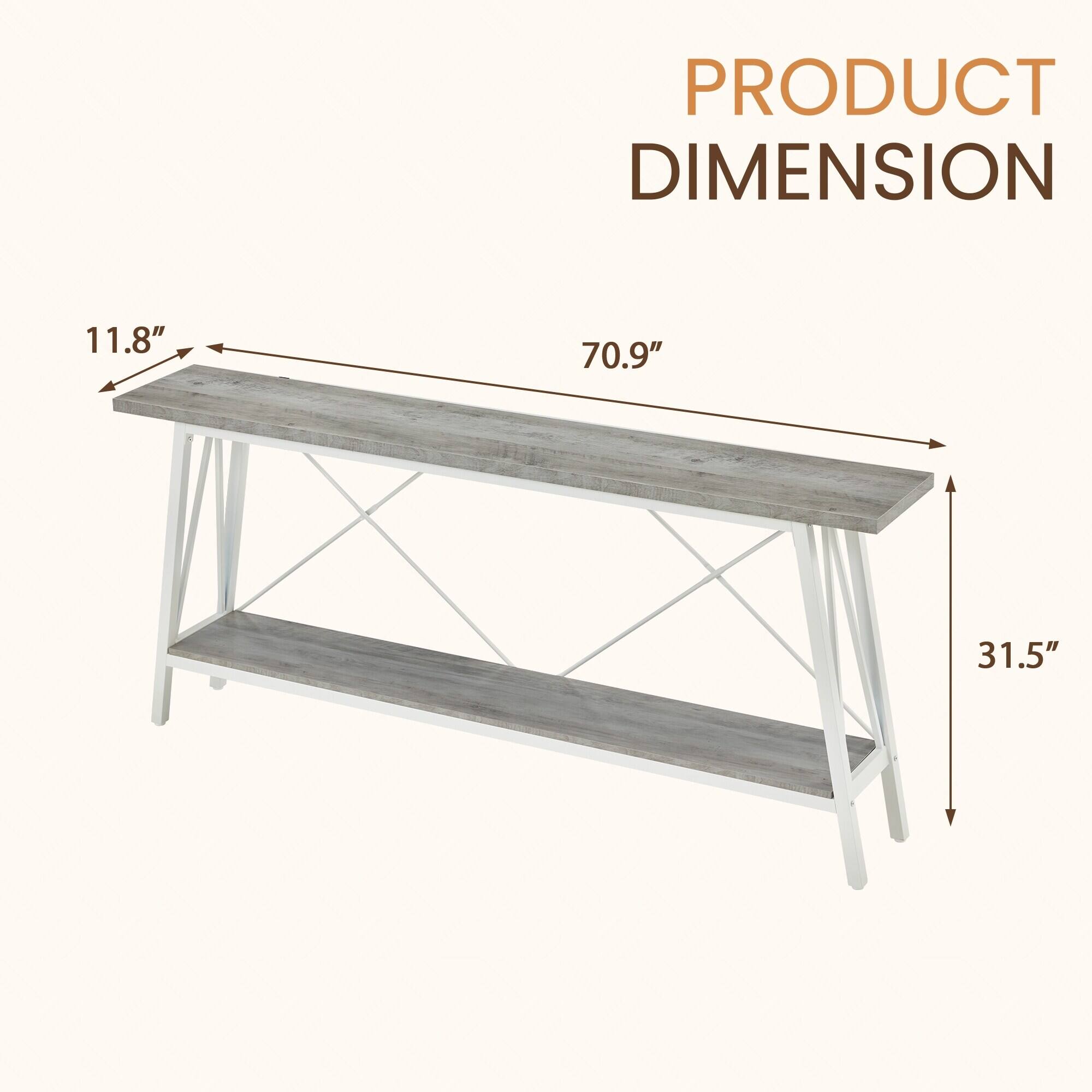 PRODUCT DIMENSION  
11.8" x 70.9" x 31.5"