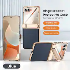 Hinge Bracket Protective Case For Motorola 50/60/70
Integrated shell and membrane
Hinge bracket
Fabrics and Leather
Blue