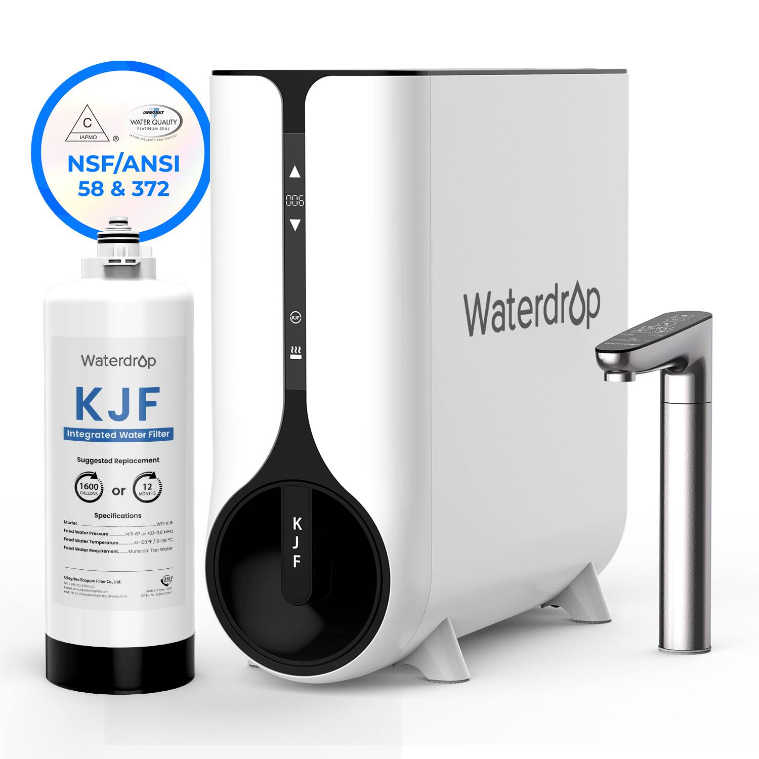 Waterdrop - K6 Reverse Osmosis System Extra WD-KJF Water Filter - White