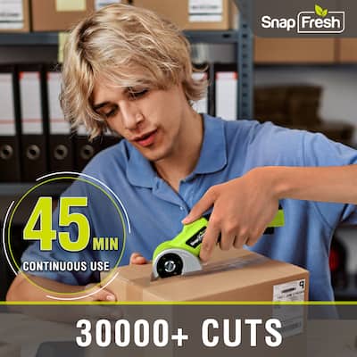SnapFresh 4V Cordless Electric Scissors & Rotary Tool with LED SnapFresh 4V Cordless Electric Scissors & Rotary Tool with LED