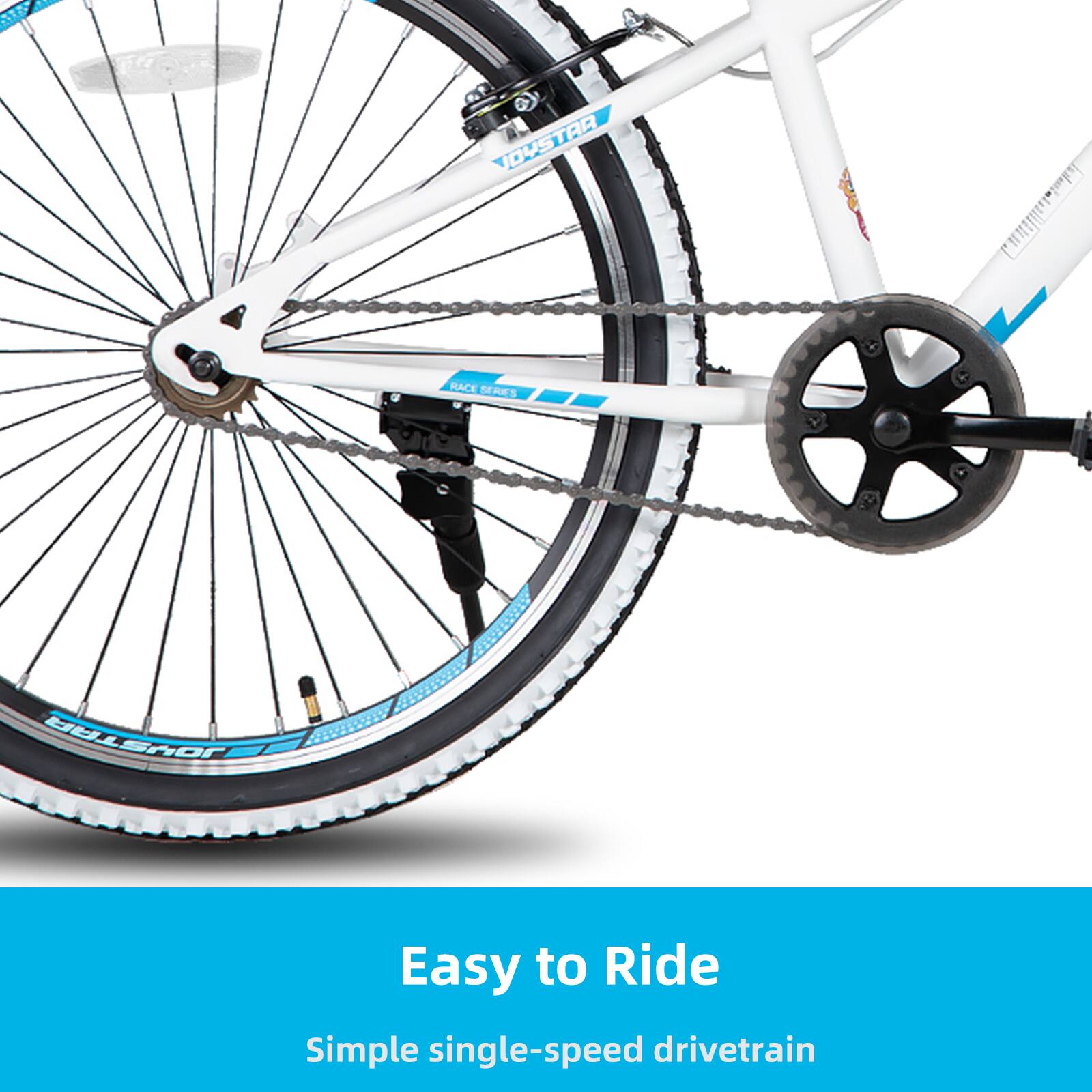 JOYSTAR RACE SERIES JOUSTAA  
Easy to Ride  
Simple single-speed drivetrain