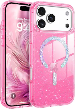 FINEAK - Magnetic for iPhone 17 Pro Max Case - Hot Pink