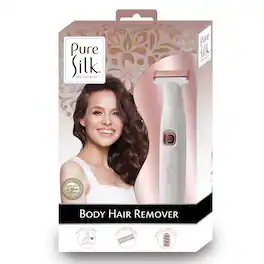 PureSilk - Body Hair Shaver for Women, Face & Body Hair Remover for Women, Dual Sided Blades, Bikini Shaver - White