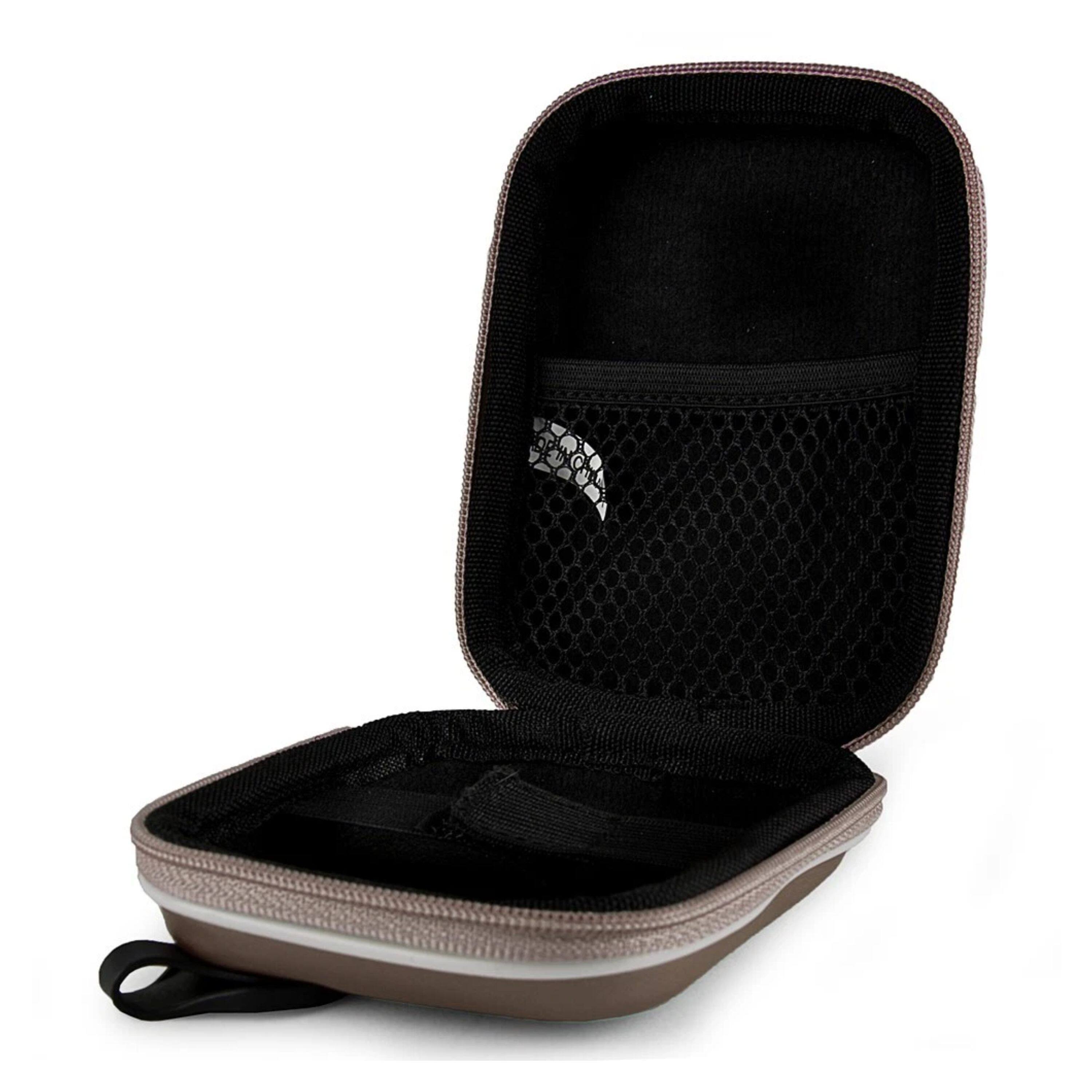 Left. Kitcheniva - Small Compact Digital Camera Case Pouch Bag For KODAK PIXPRO FZ55 FZ45 - Metallic.