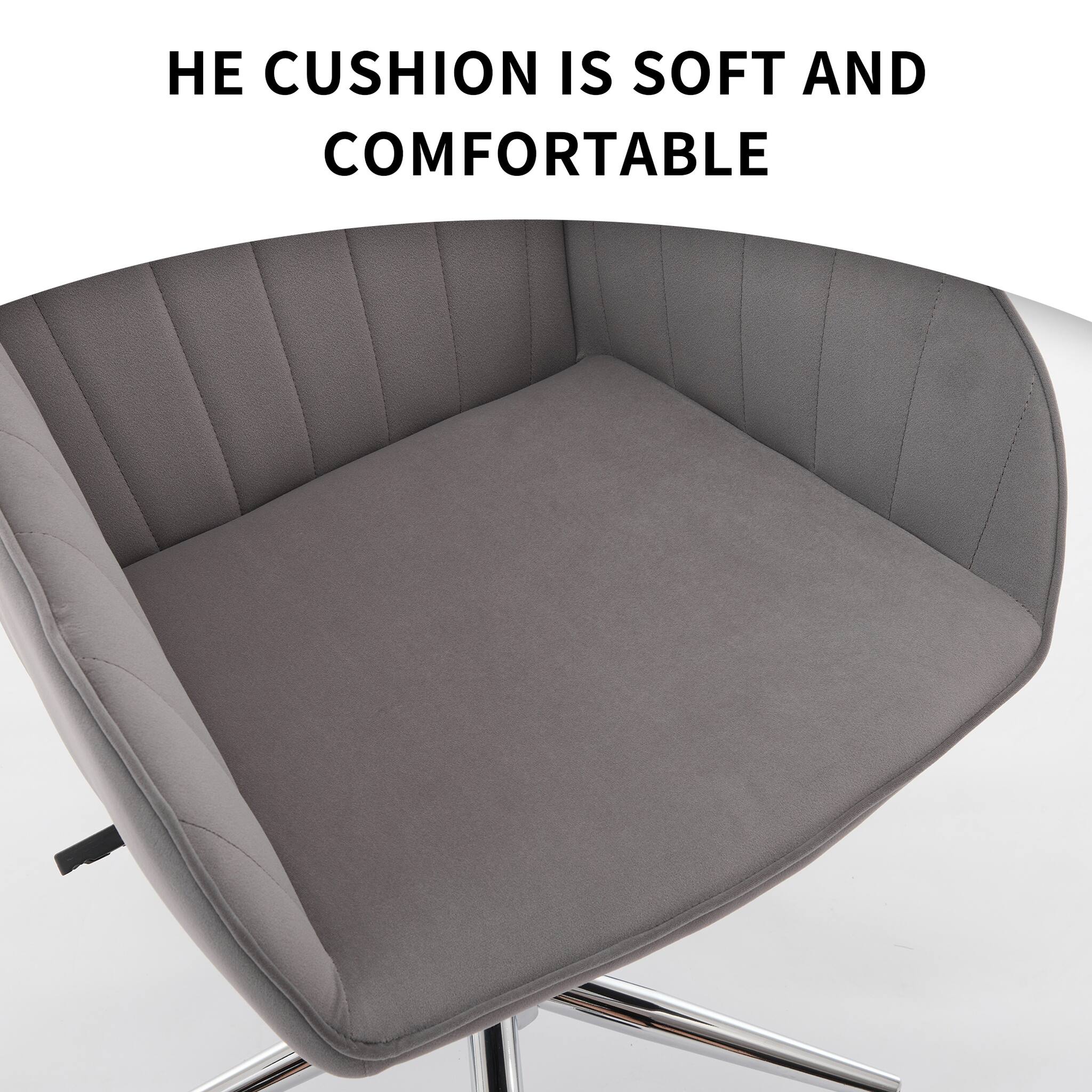 The cushion is soft and comfortable