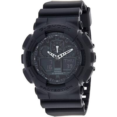 Casio Men's G Shock Dial Watch GA100 1A1 Black GA100-1A1 - Best Buy Casio Men's G Shock Dial Watch GA100 1A1 Black GA100-1A1 - Best Buy