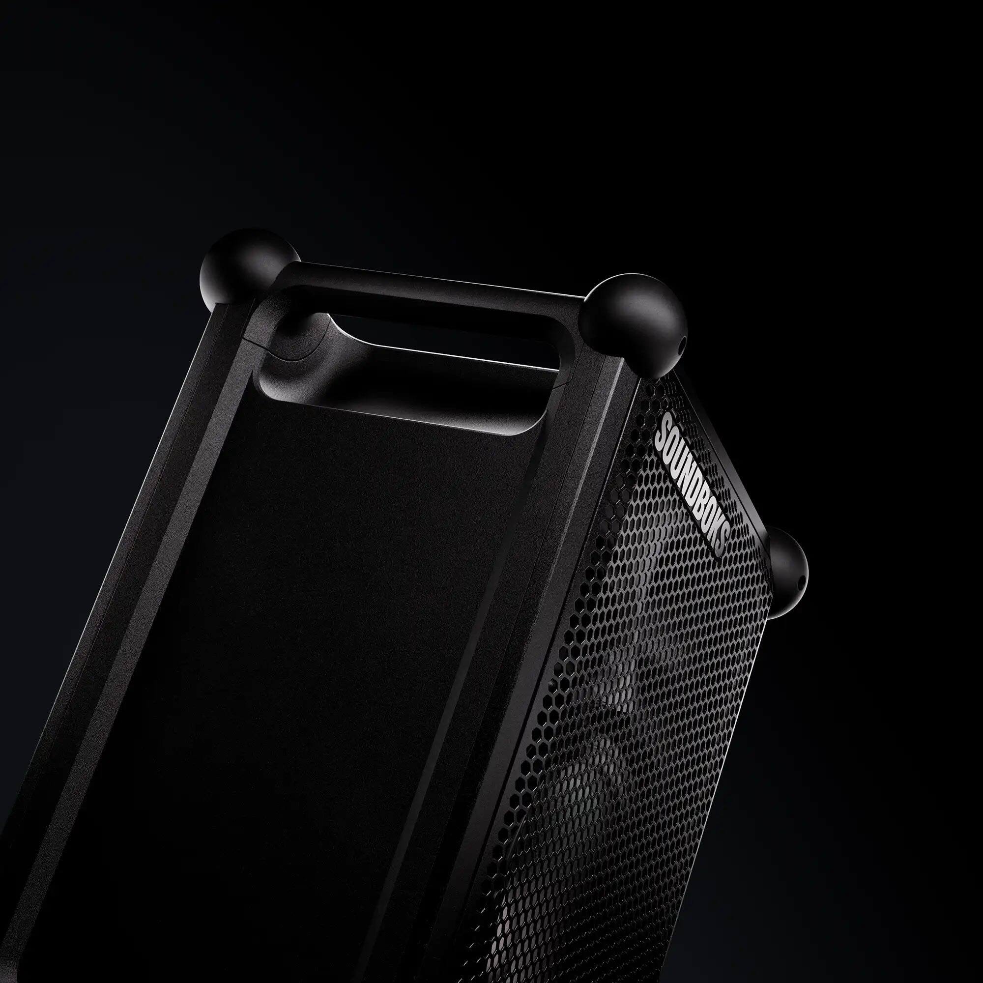 Alt View 13. SOUNDBOKS - Soundboks Mix - Indoor & Outdoor Battery Powered Bluetooth Party Speaker - Black.