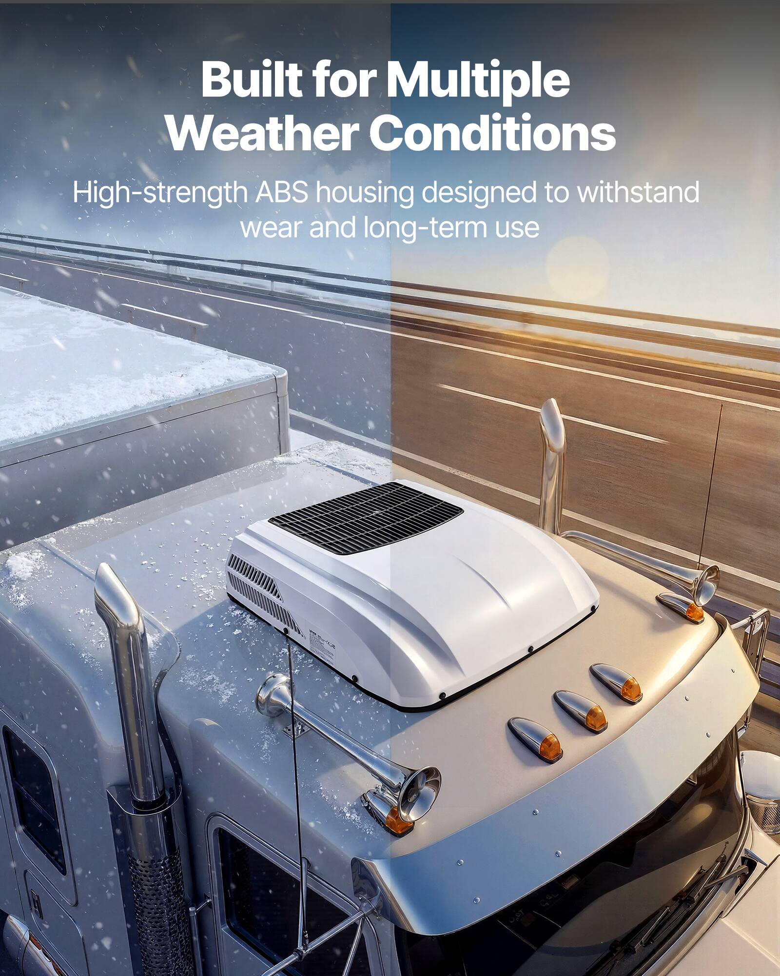 Built for Multiple Weather Conditions

High-strength ABS housing designed to withstand wear and long-term use