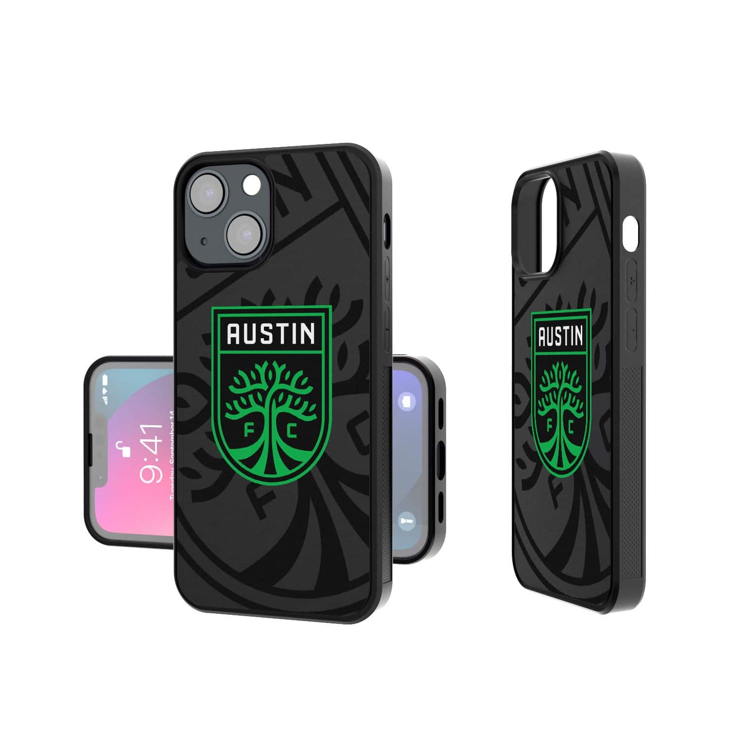 Keyscaper - MLS - Austin FC iPhone Mono Tilt Bump Case - 14 - Multicolor