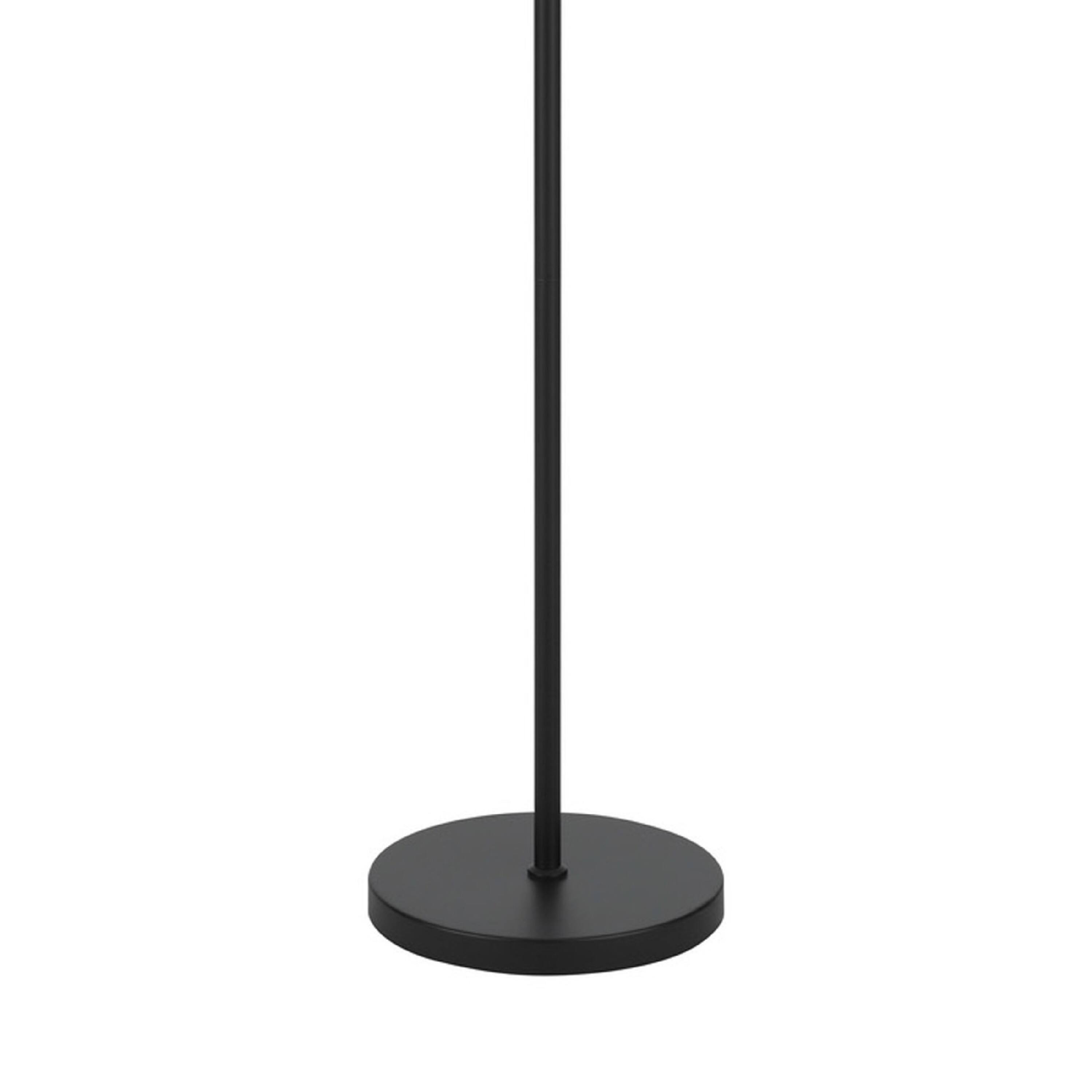 Alt View 2. Manhattan Lane - Avira 61 Inch Floor Lamp, Speckled Hardback Kraft Paper Shade, Metal.