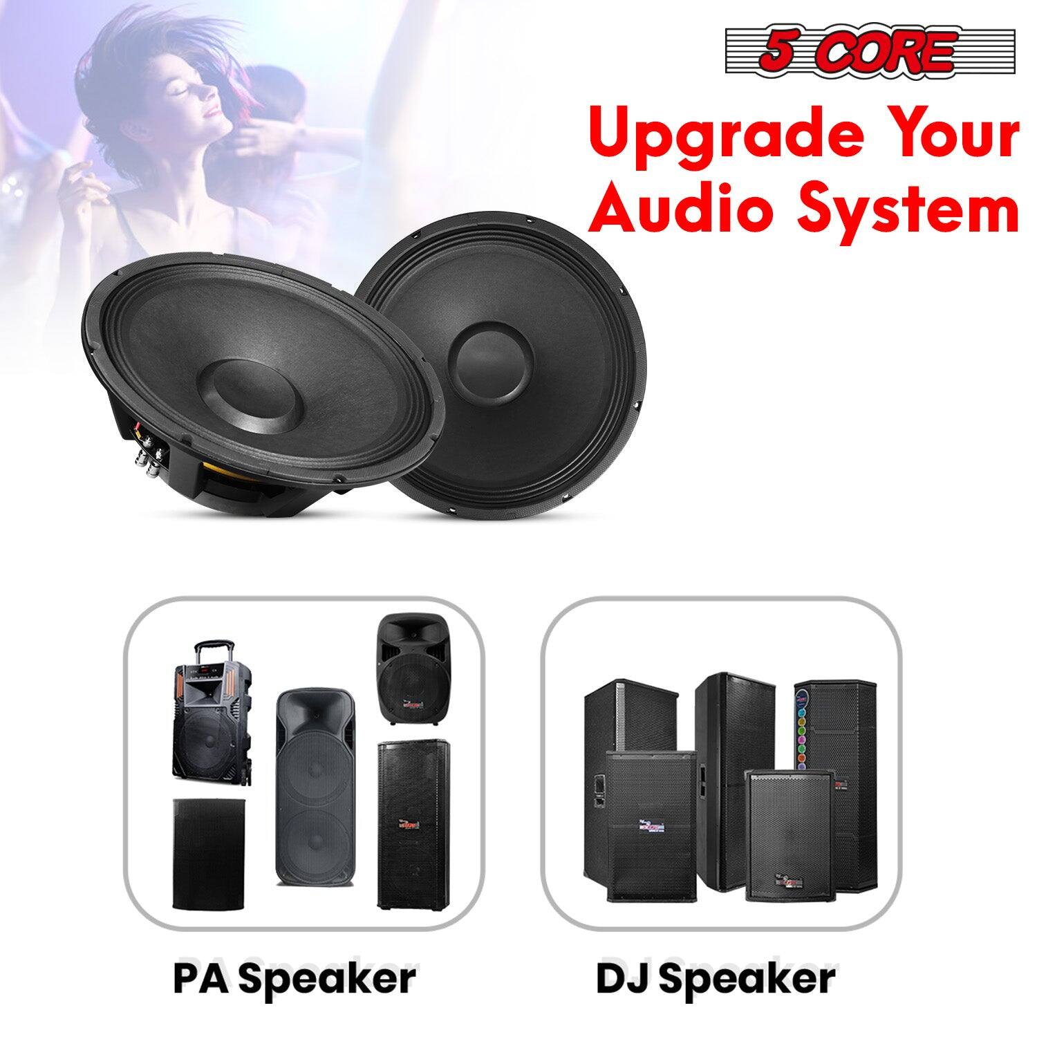 5 CORE Upgrade Your Audio System PA Speaker DJ Speaker