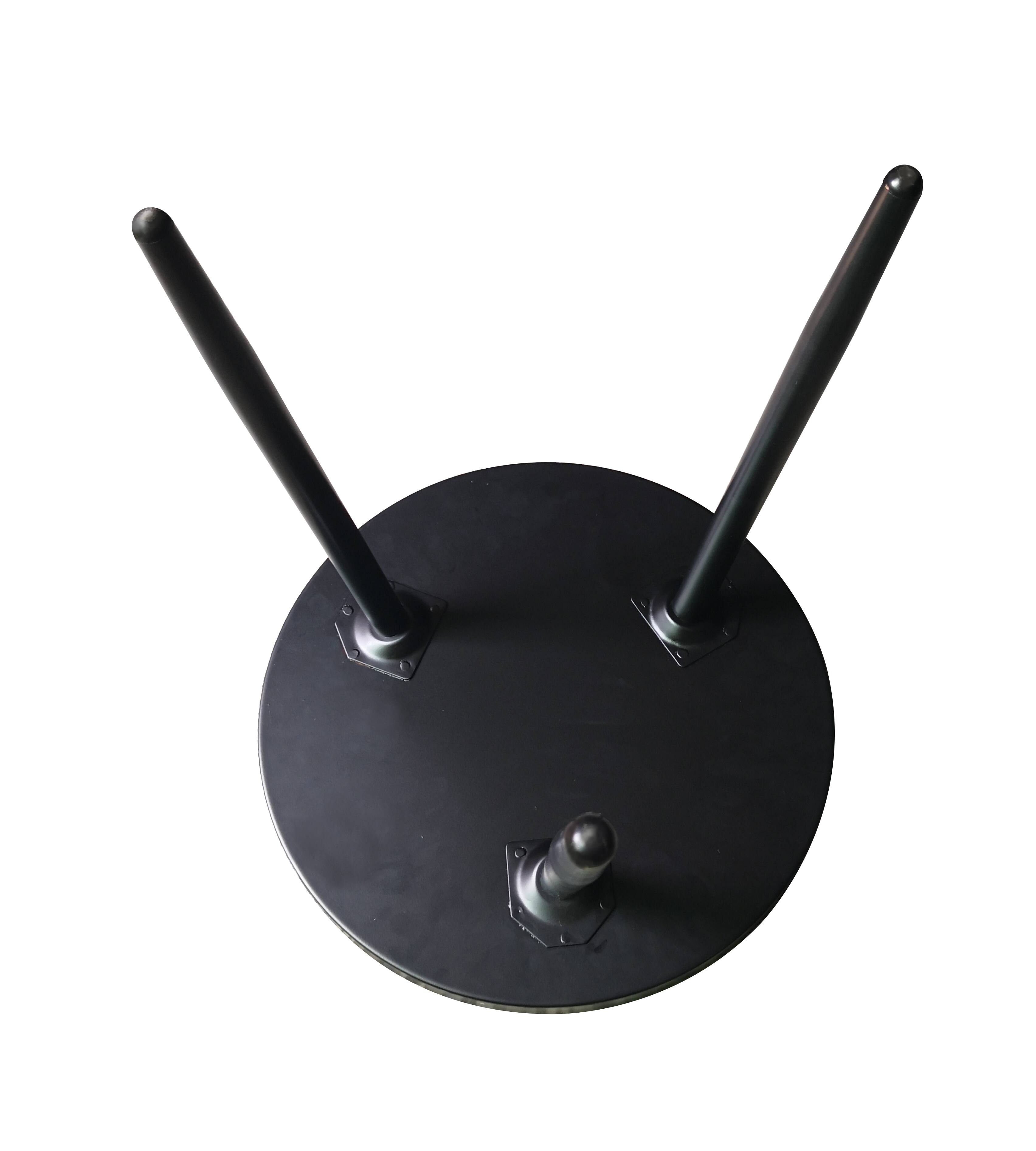 Alt View 2. Kings Brand Furniture - Kings Brand Furniture Round Metal Side End Table, Nightstand Accent Table, Pedestal Plant Stand for Bedroom Living Room - White.