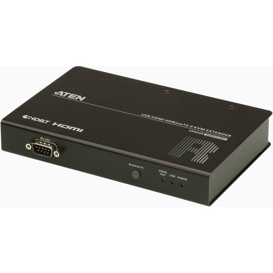 ATEN CHDB.T HDMI RS-232  
USB HDMI HDBaseT 2.0 KVM EXTENDER REMOTE UNIT  
WAKEUP PC  
VIDEO OUT LINK POWER