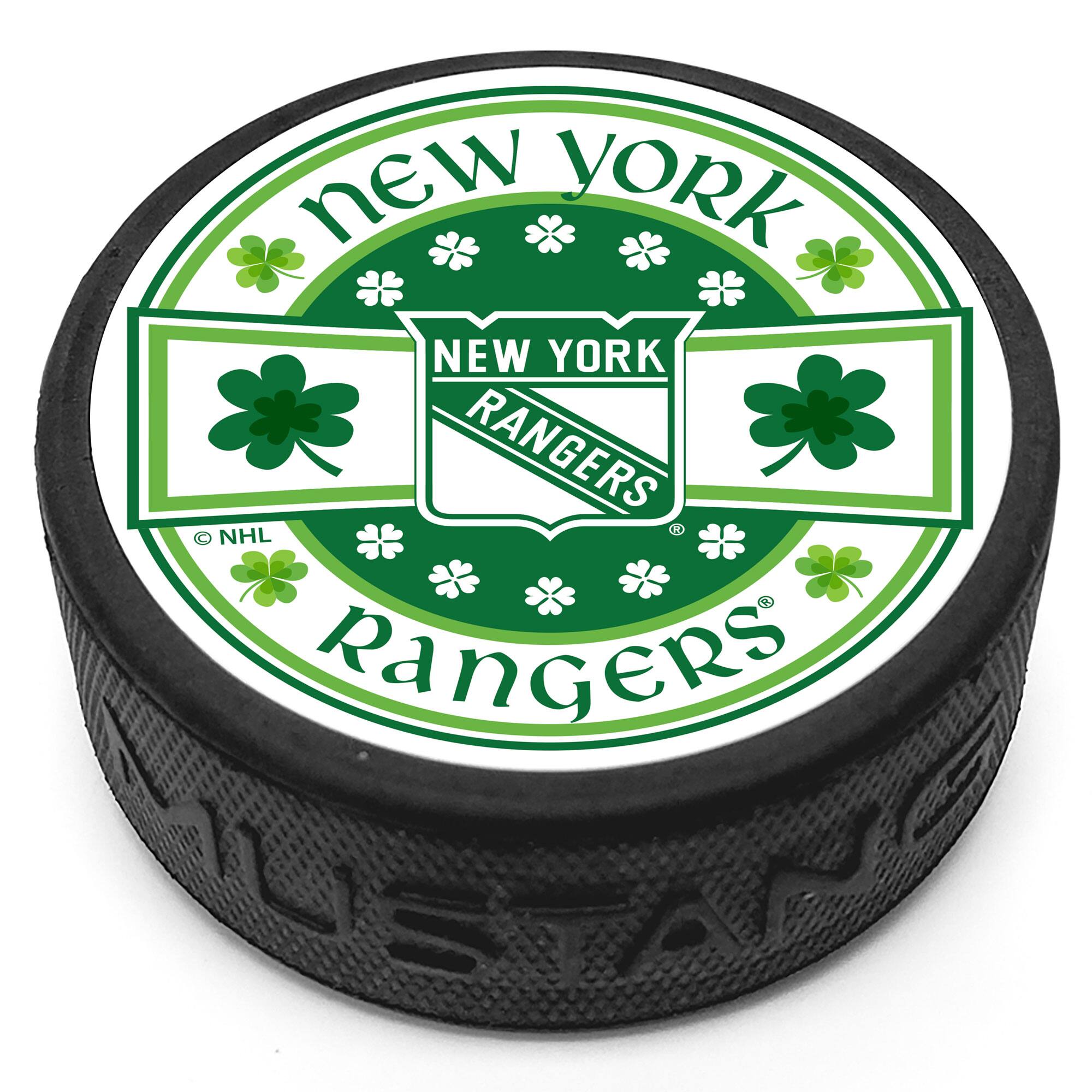 Mustang Drinkware - New York Rangers St. Patrick's Day Puck - Multicolor