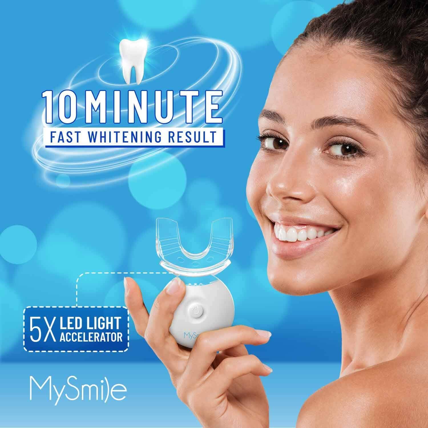 10 MINUTE FAST WHITENING RESULT 5X LED LIGHT ACCELERATOR MySmile