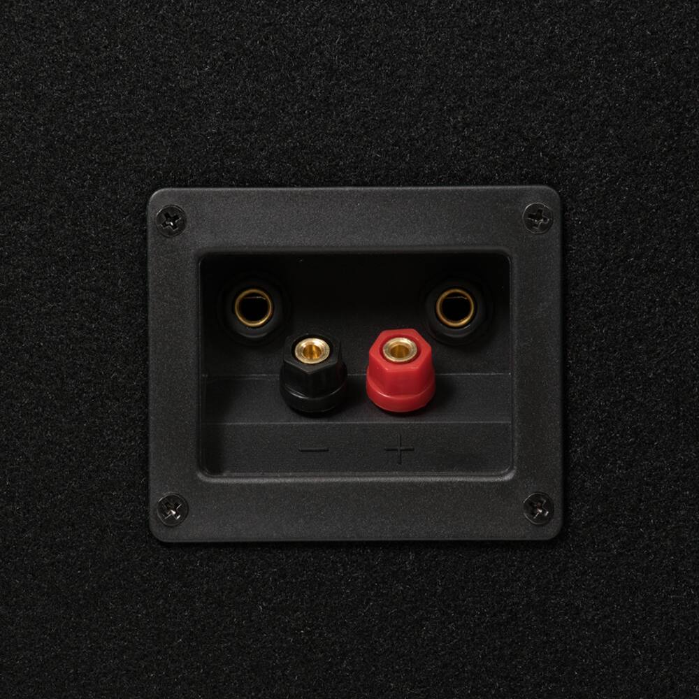 Alt View 3. Acoustic Audio by Goldwood - PA-380X Passive 8" DJ Speakers PA Karaoke 3-Way Studio Home Audio - Black.