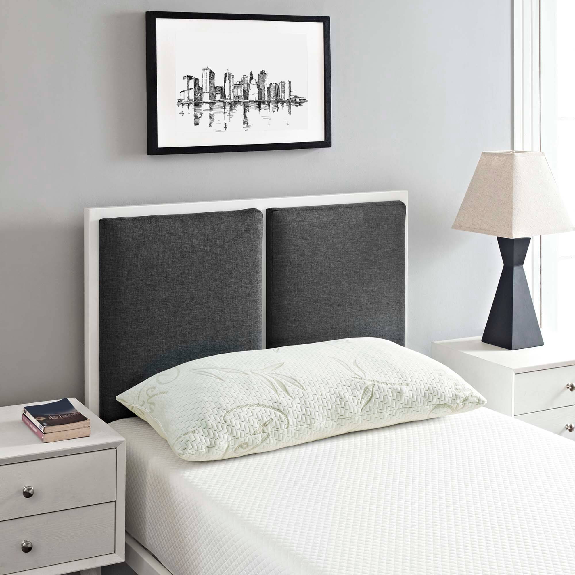 Front. Modway - Relax Standard/ Size Pillow - White.