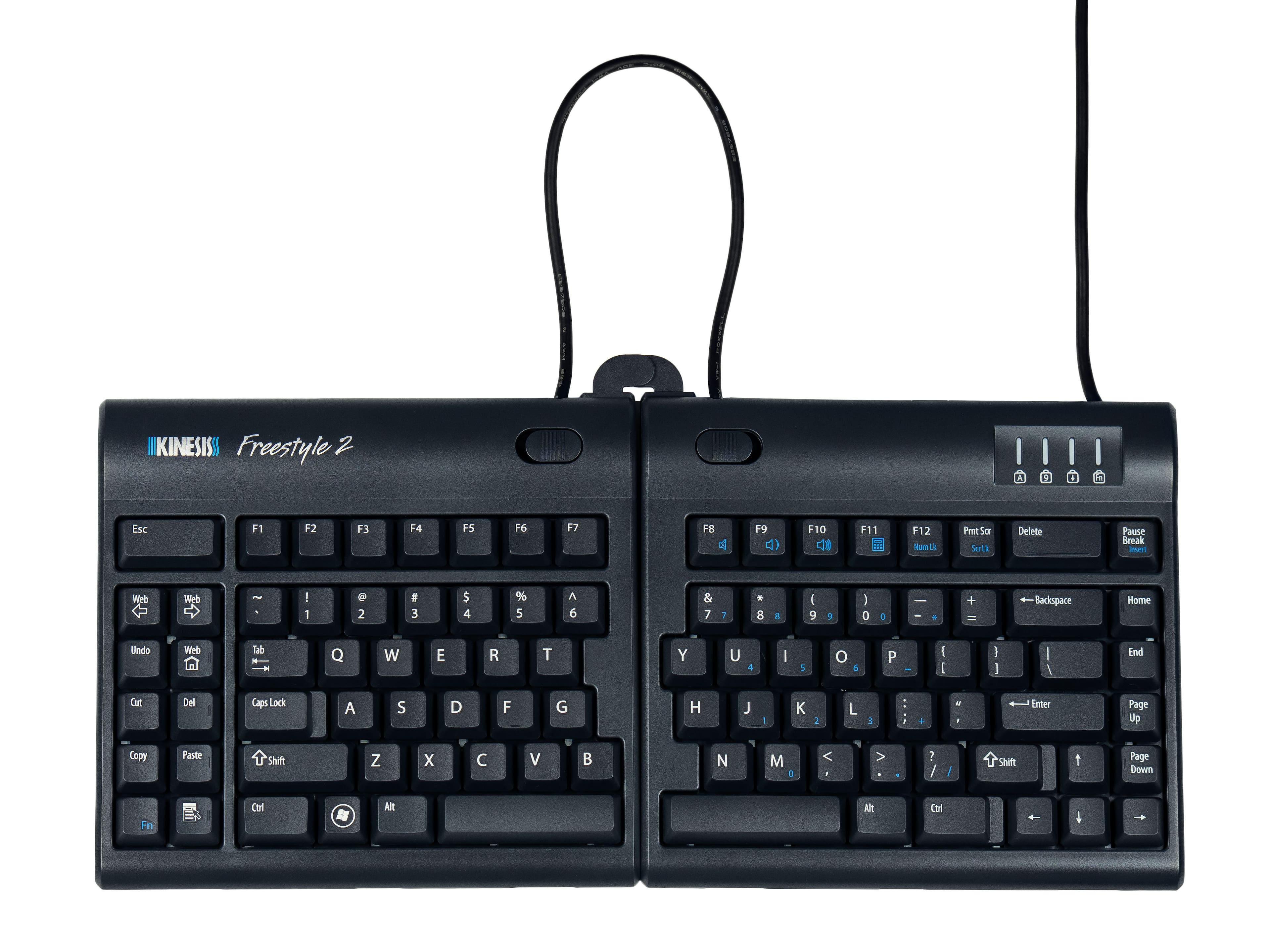 KINESIS - Freestyle2 Split Ergonomic Keyboard for PC - Black