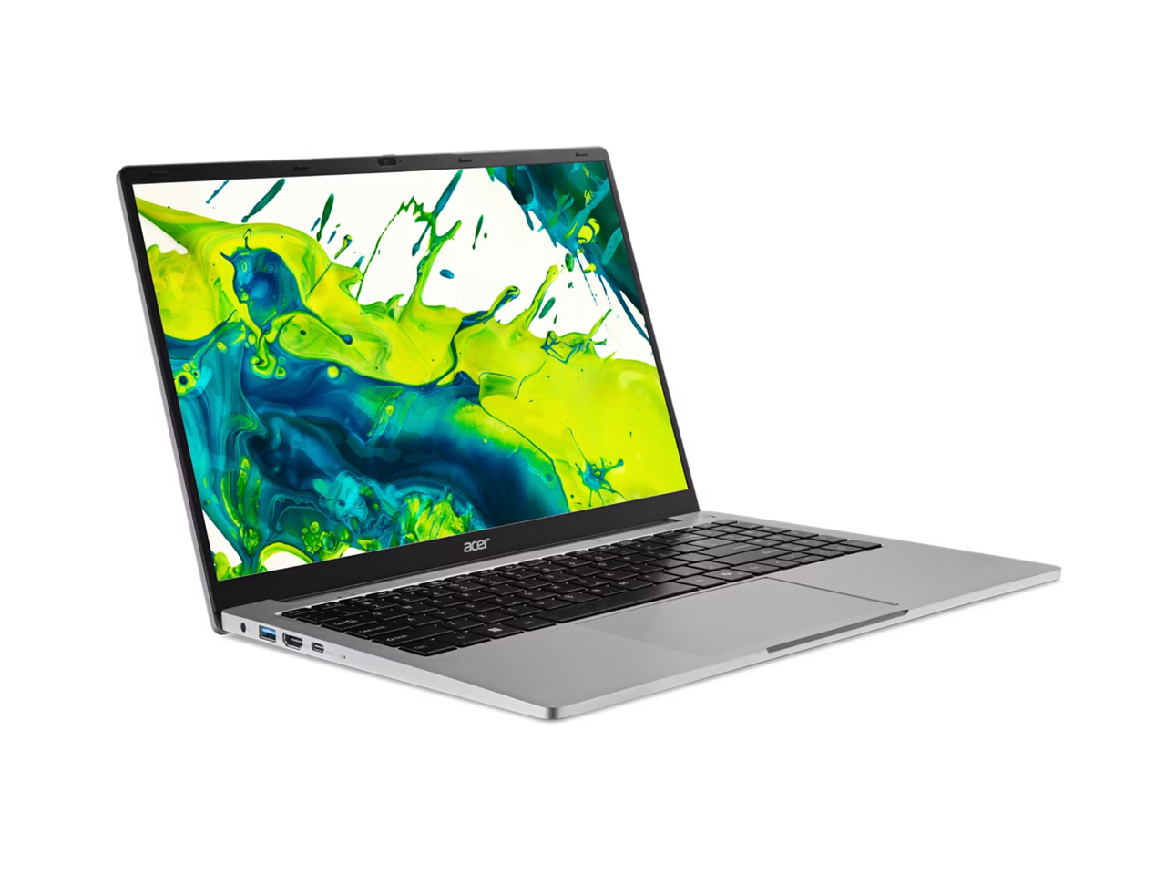 Alt View 2. Acer - AL1535PC3NH 15.6 inch - Aspire Lite Laptop - Intel N4500 - 8GB RAM - 128GB SSD - Windows 11 Home - Iron.