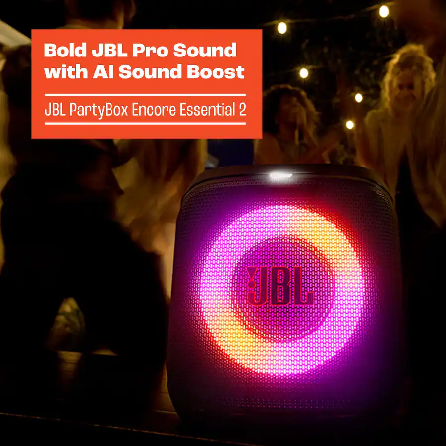 JBL PARTY BOX ENCORE ESSENTIAL 2 Portable Party Speaker with PARTYBOX ...