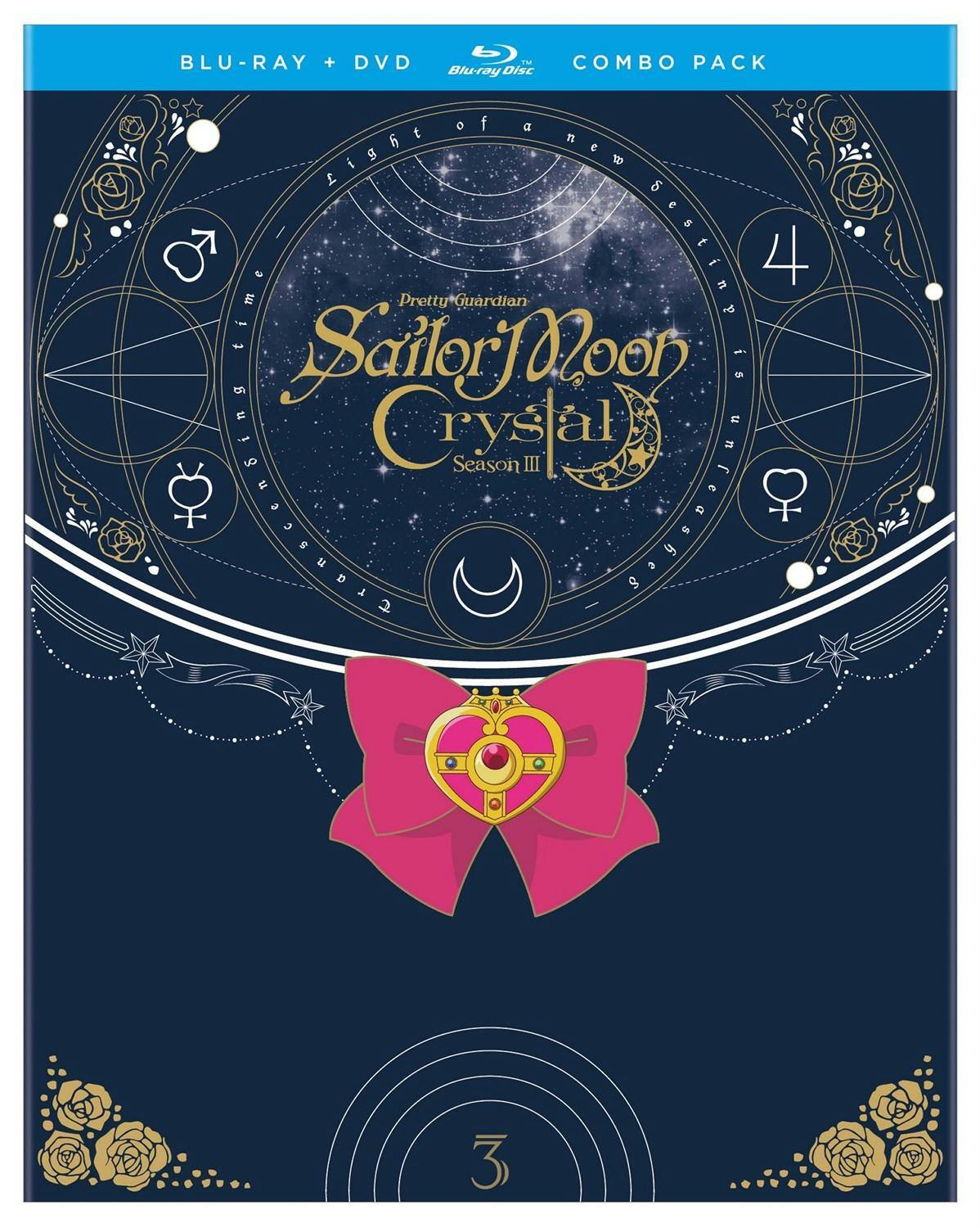 Sailor Moon Crystal Season 3 Standard Edition (Blu-ray + DVD) [Blu-ray] [4 Discs]
