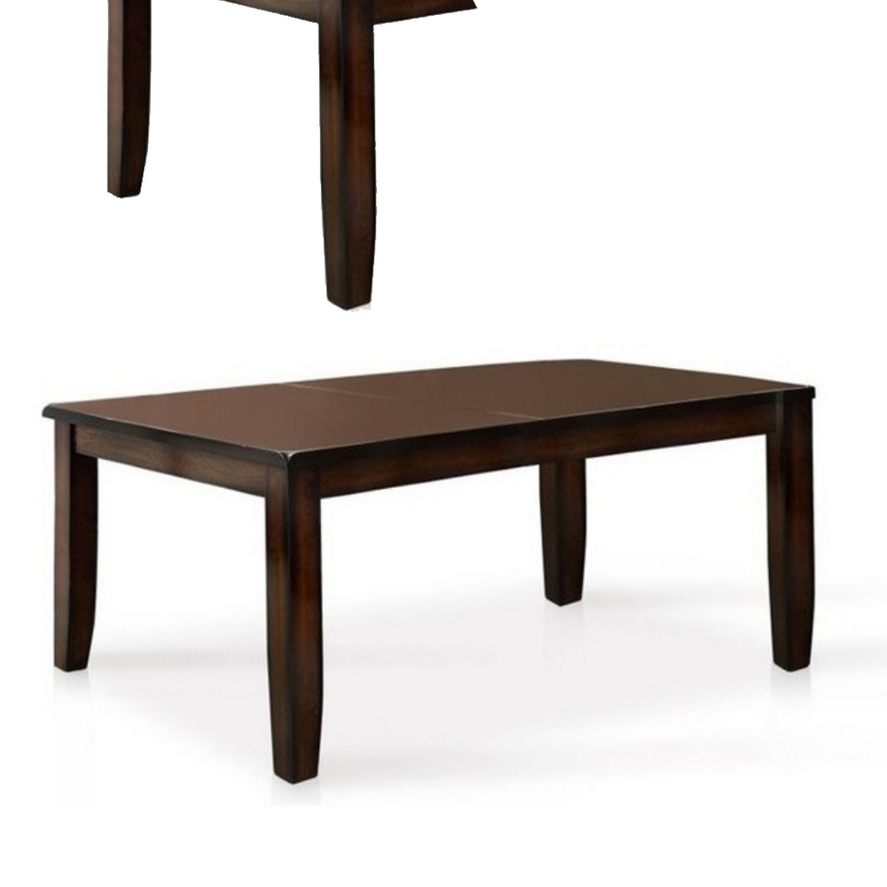 Alt View 3. Manhattan Lane - Dickinson I Transitional Style Dining Table, Dark Cherry Finish - Dark Cherry Finish.