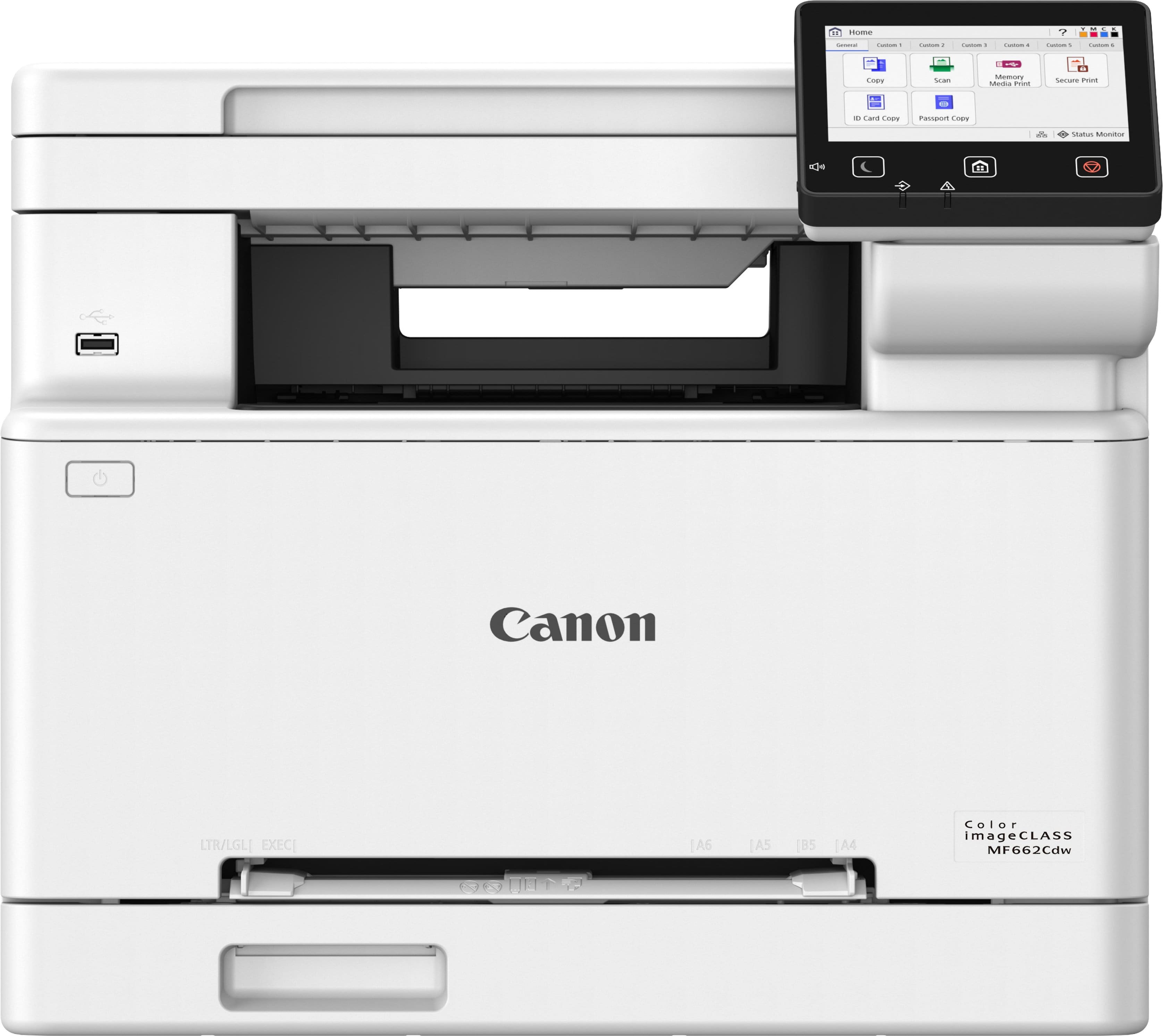 Canon - imageCLASS MF662Cdw Wireless Duplex All-In-One Color Laser Printer - White - Front_Zoom