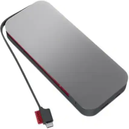 Front. Lenovo - Lenovo Go USB-C Laptop Power Bank (20000 mAh) - For Notebook - Lithium Ion (Li-Ion) Polymer - 20000 mAh - 65 W - 3.25 A.