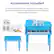 Accessories Included
A matching piano stool, foldable music rack, piano book, and stickers are included to promote proper form and easy learning.
REUSABLE A-B-C KEY STICKERS
PLAY By Color
My first music book