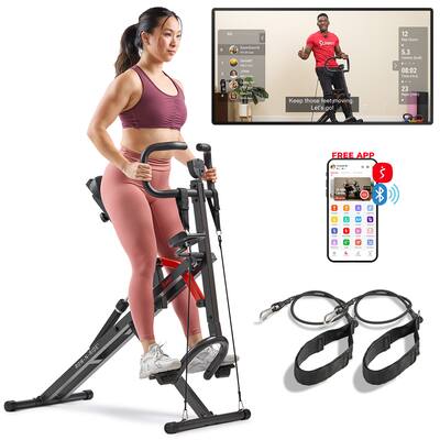 Sunny Health & Fitness Row N Ride® PRO Smart Squat Assist Trainer Sunny Health & Fitness Row N Ride® PRO Smart Squat Assist Trainer