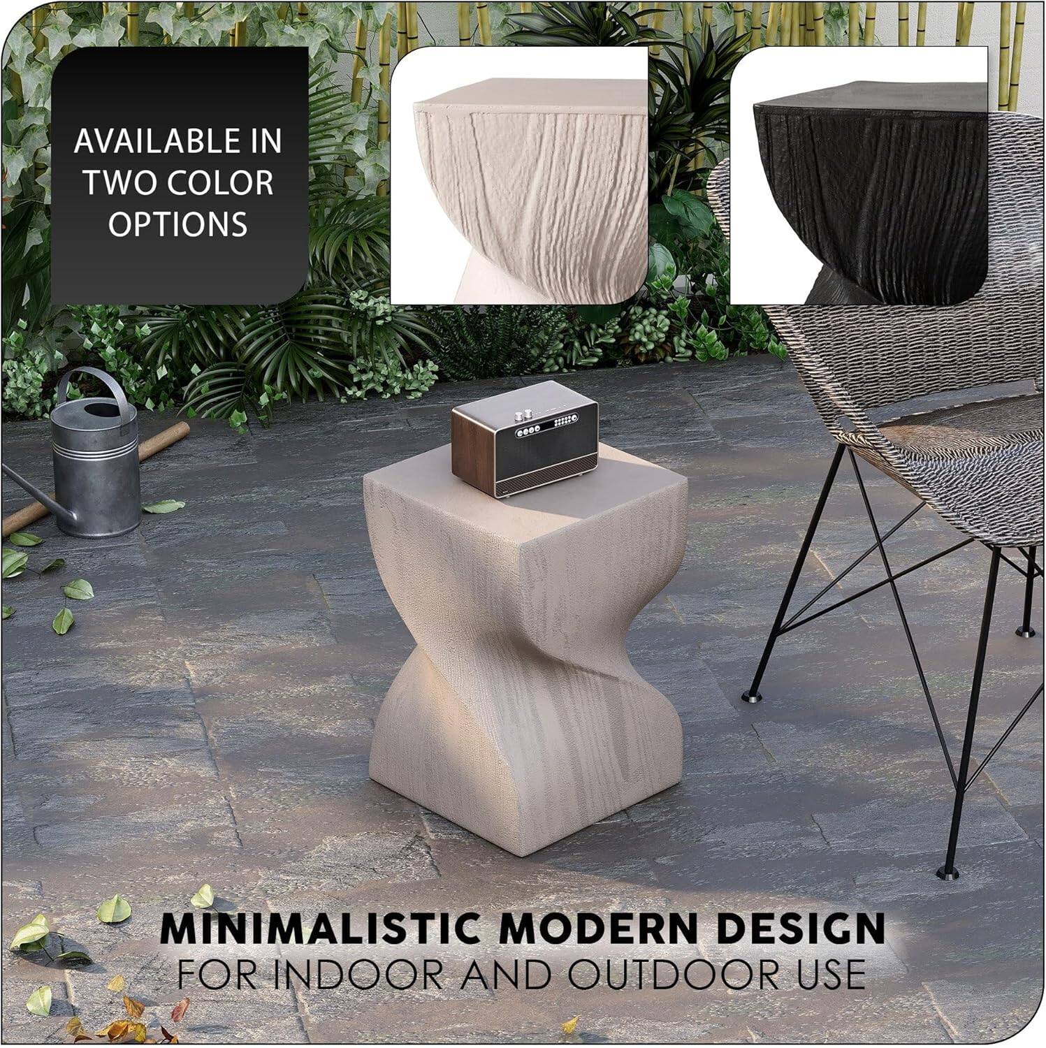 AVAILABLE IN TWO COLOR OPTIONS

MINIMALISTIC MODERN DESIGN FOR INDOOR AND OUTDOOR USE