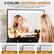 3 COLOR LIGHTING MODES
Smoothly simulation 2700k tungsten light mix 6500k daylight, create your most perfect highlight moment
Warm Yellow
Warm White
Cool White