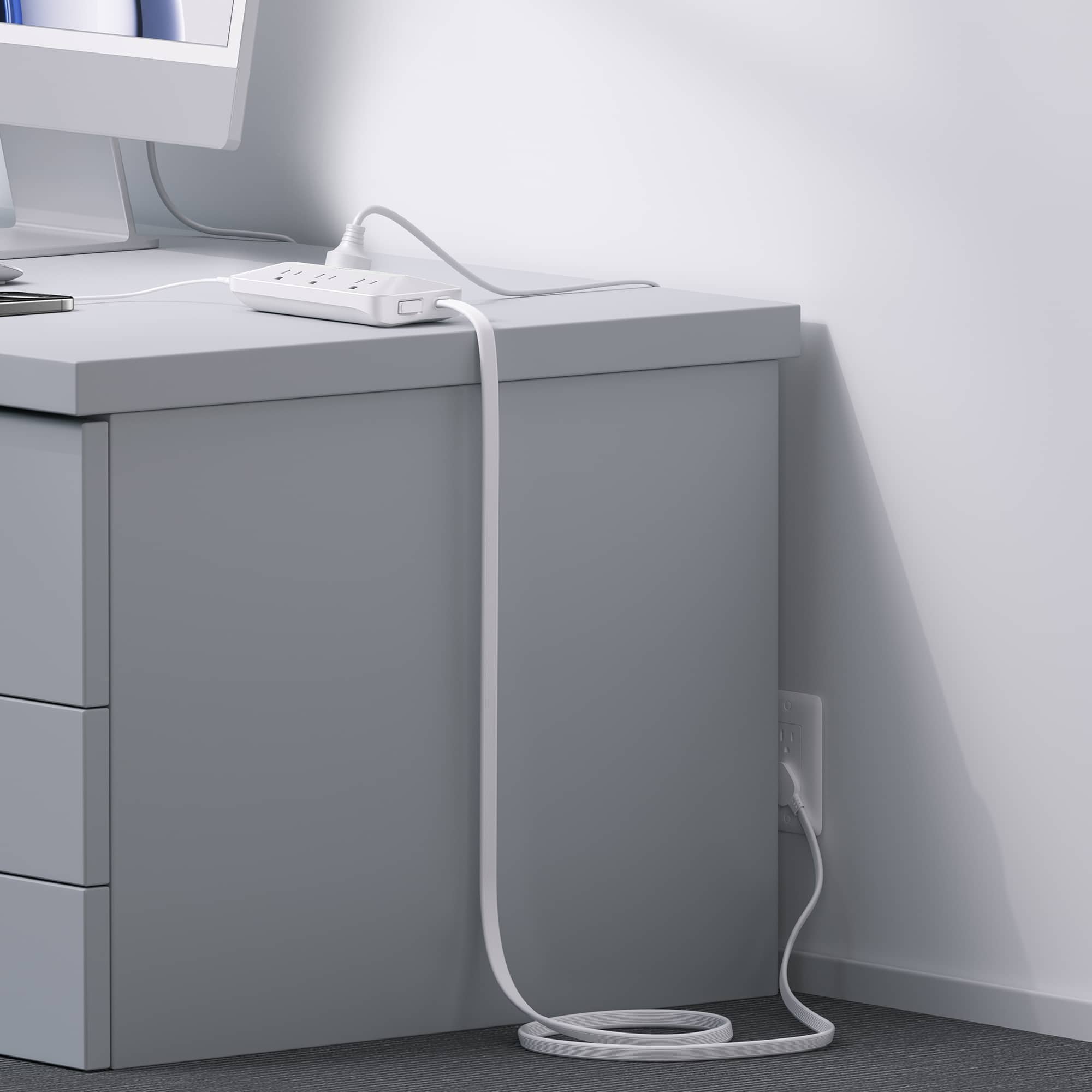 Alt View 15. Anker - 10-in-1 USB Power Strip - White.