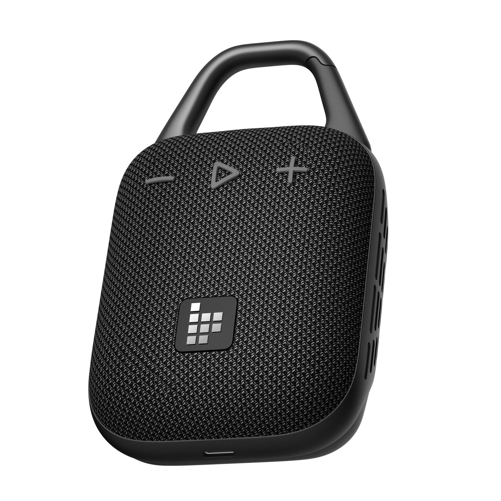 Left. Tronsmart - Mirtune H1 Portable Bluetooth Outdoor Speaker, with Big Audio, Punchy Bass, Custom EQ, IPX7 Waterproof, 20H Playtime - Black.