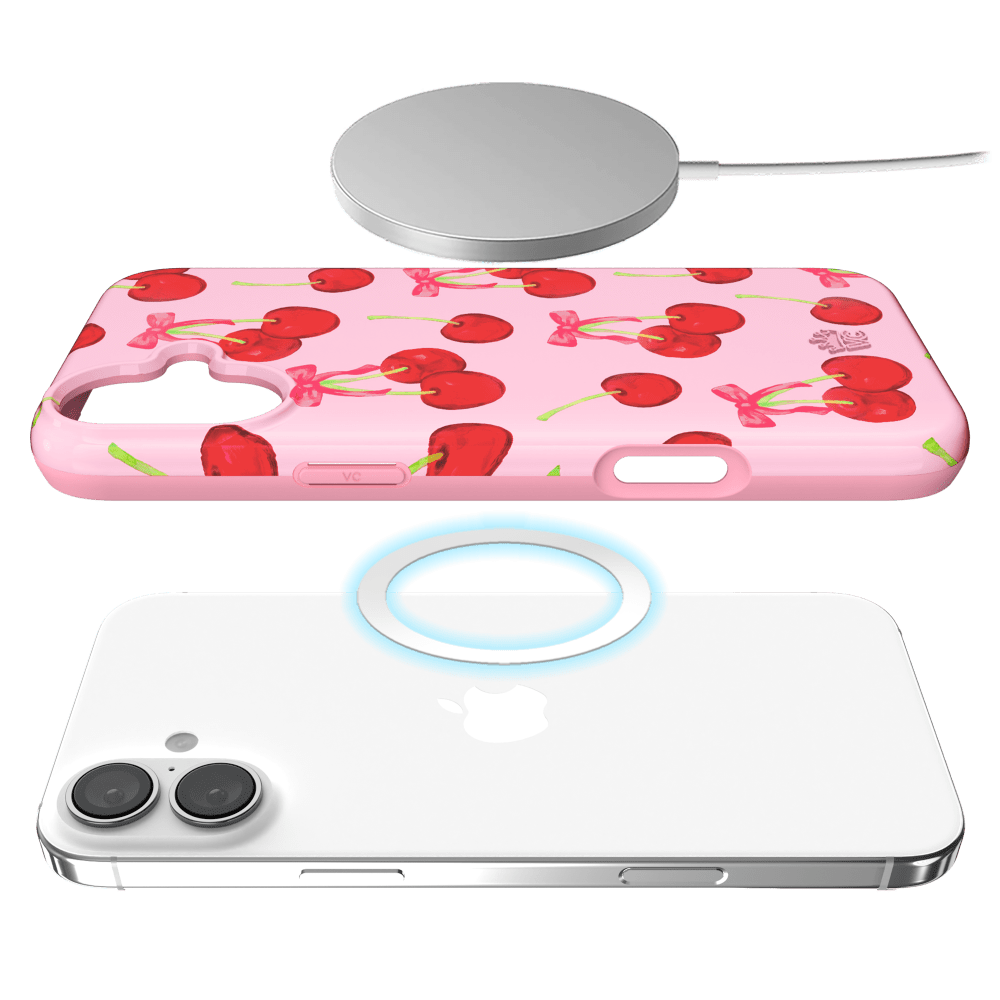 Alt View 3. VELVET CAVIAR - MagSafe Case for Apple iPhone 16 - Red Multicolor.