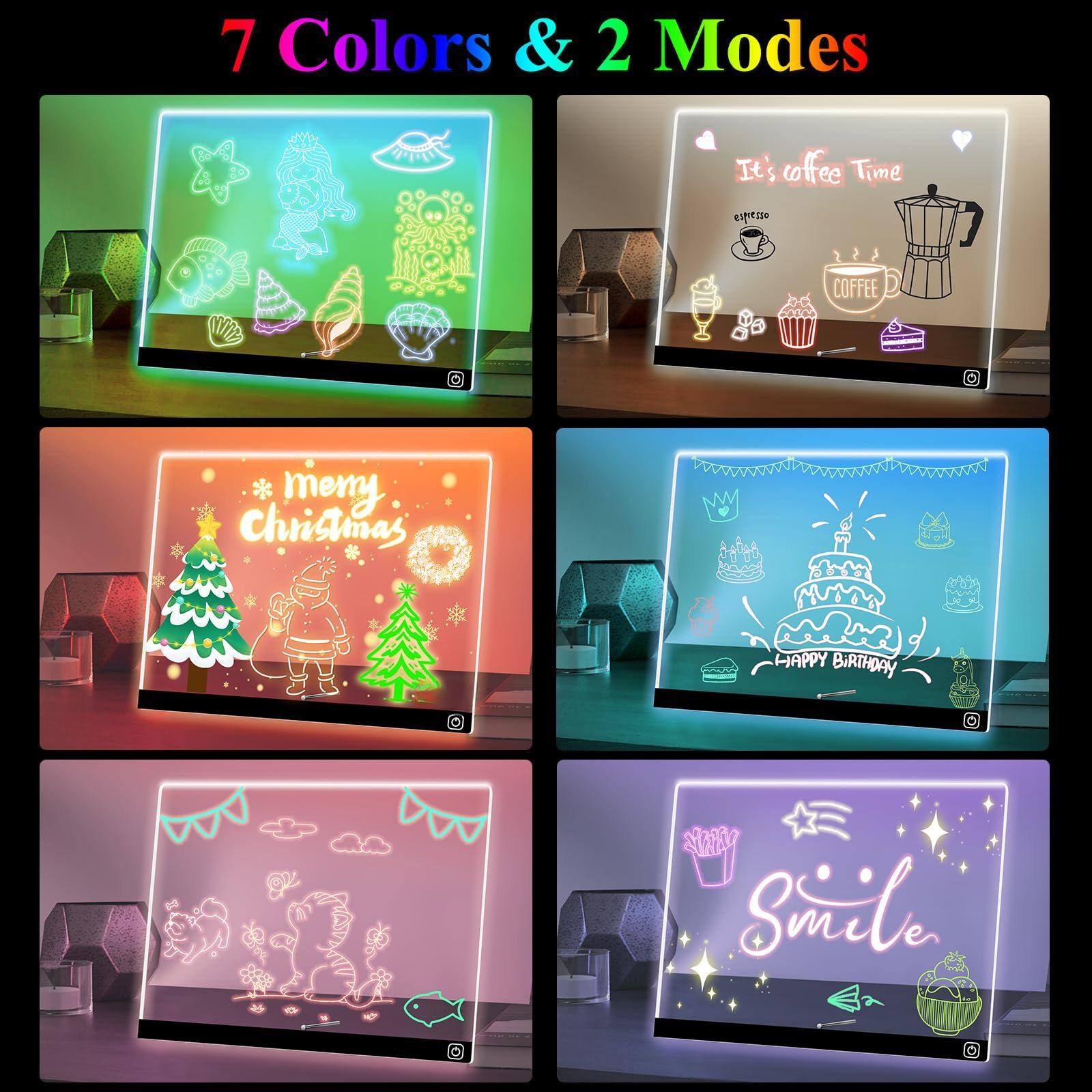 7 Colors & 2 Modes

- It's coffee Time
- Merry Christmas
- Happy Birthday
- Smile