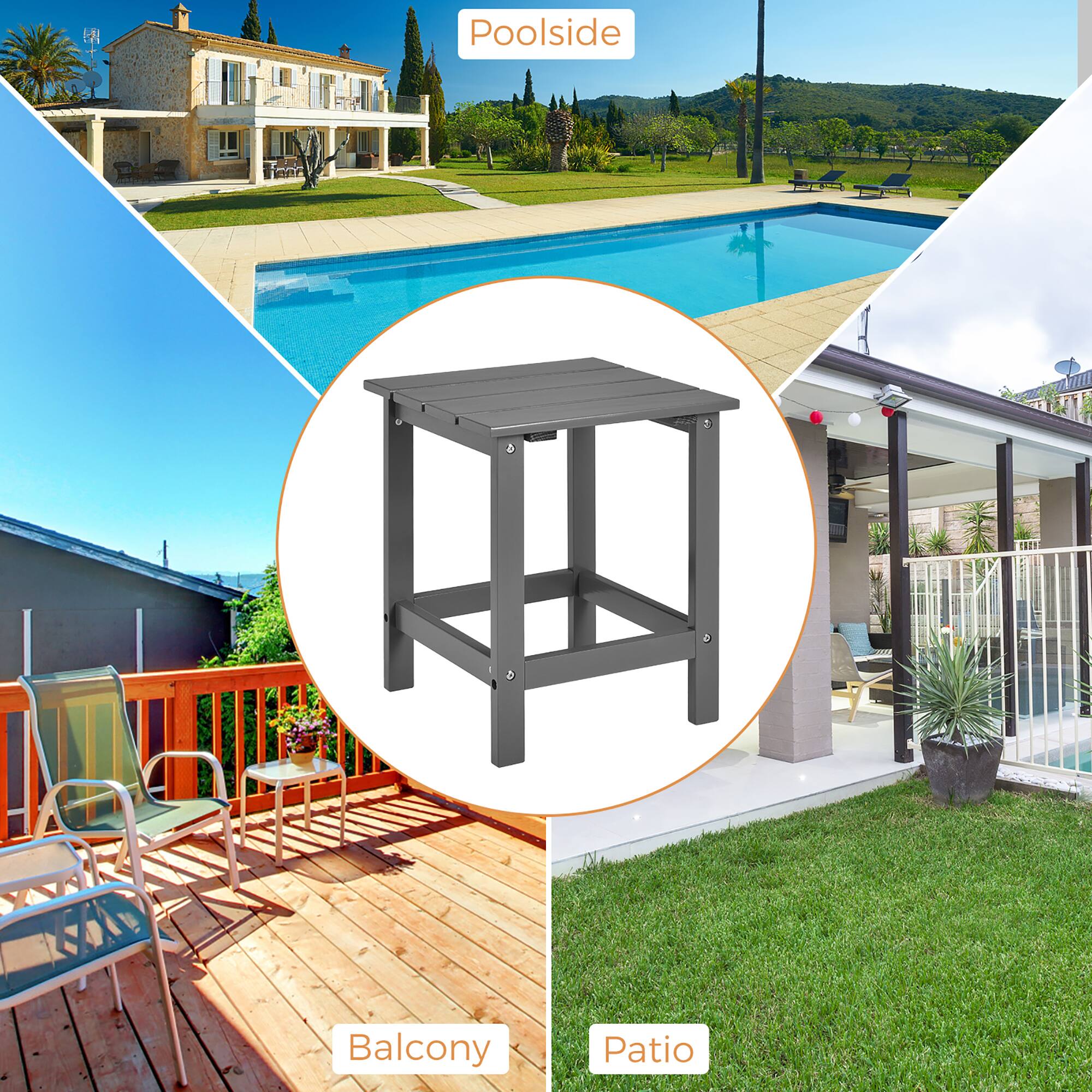 Balcony, Patio, Poolside