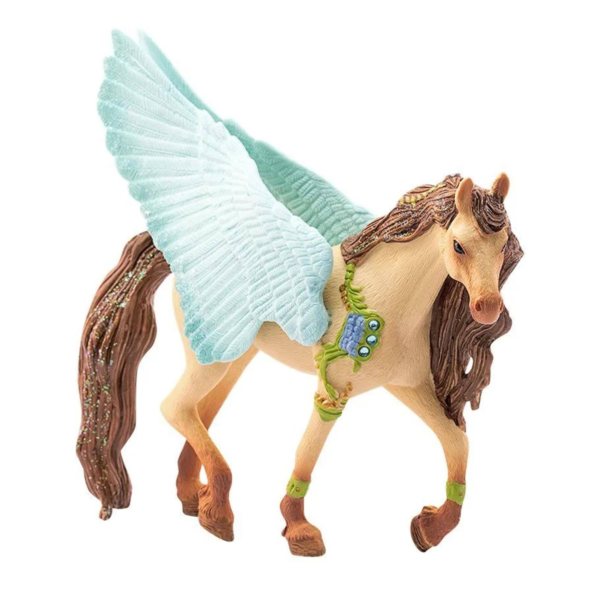 Alt View 2. Schleich - Schleich Decorated Pegasus Stallion Figure | 5.9 x 3.2 x 7.1 Inches - Multi-Color.