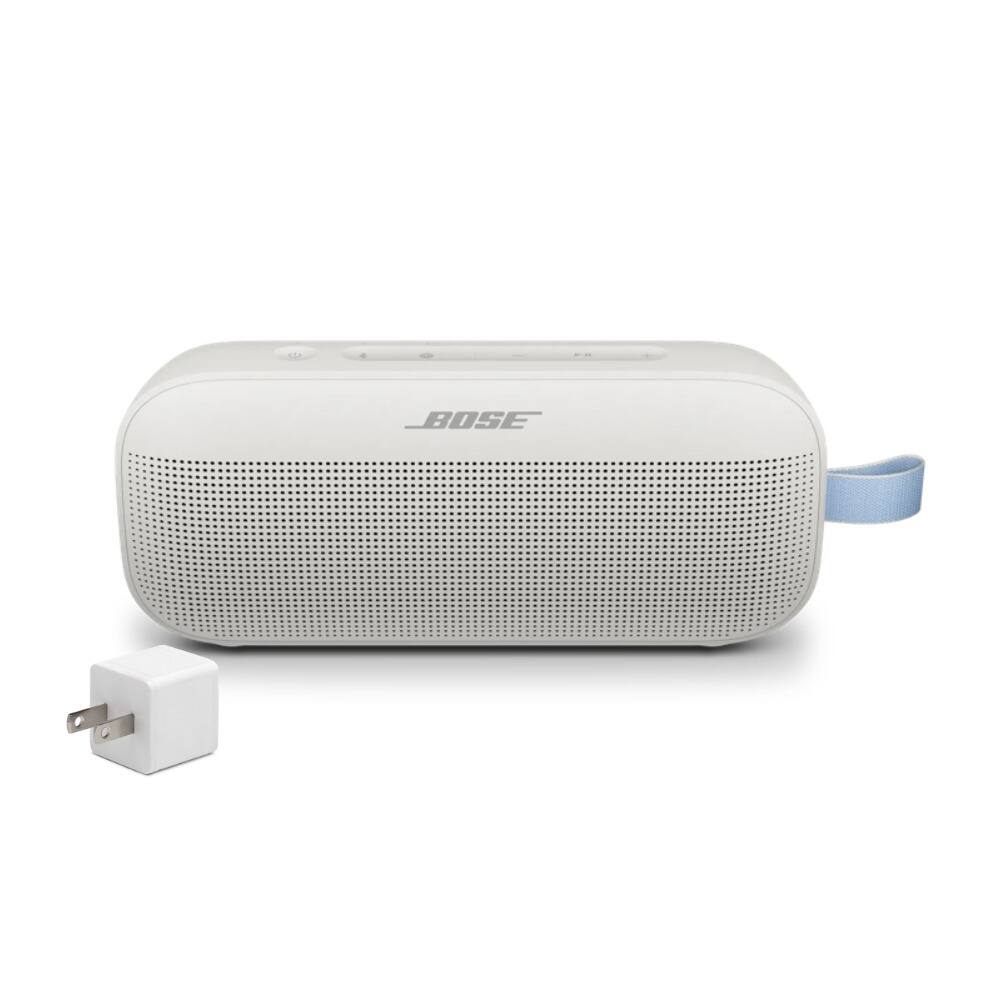 Front. Bose - Bose SoundLink Flex 2nd Gen Portable Bluetooth Speaker with Accessory Fog Gray.