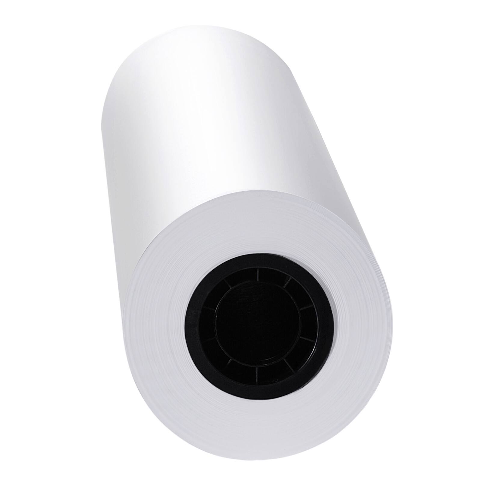 Alt View 5. VEVOR - Wide Format Paper, 30 in x 500 ft Plotter Roll, 2 Rolls CAD Bond Rolls with 3 in Core, 20 LB Bond Paper Rolls - Bright White.