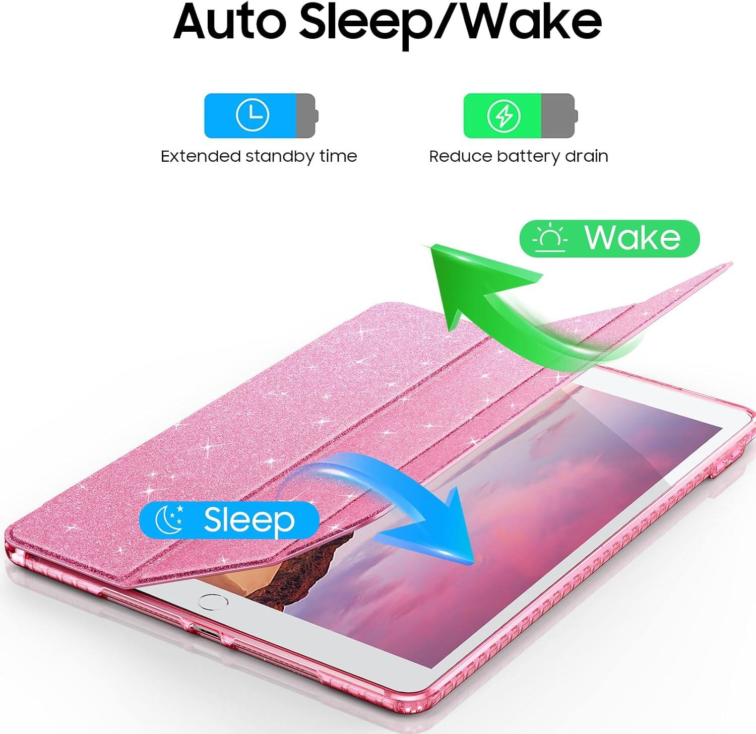 Auto Sleep/Wake

Extended standby time
Reduce battery drain

Wake
Sleep