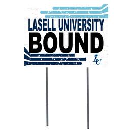 Jardine - Lasell Lasers 18" x 24" Bound Yard Sign - White