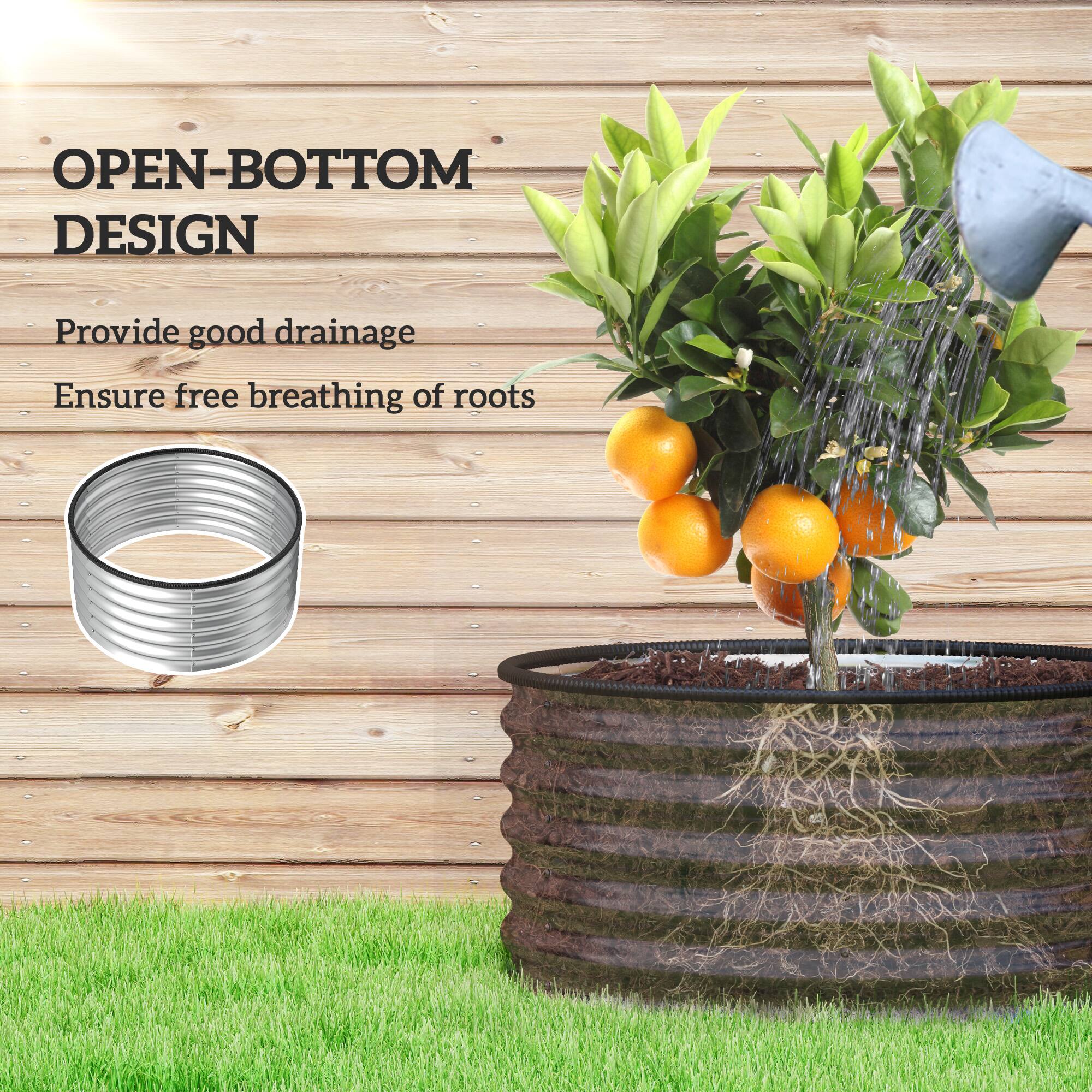 OPEN-BOTTOM DESIGN
Provide good drainage
Ensure free breathing of roots