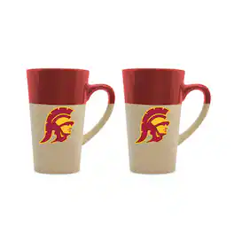 The Fanatic Group - USC Trojans 16oz. Two-Pack Ceramic Mug Set - Red
