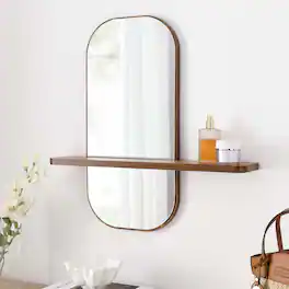 Solstice Mirror by Modway - Walnut